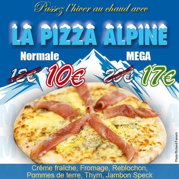  Affiche de La Pizza Alpine  