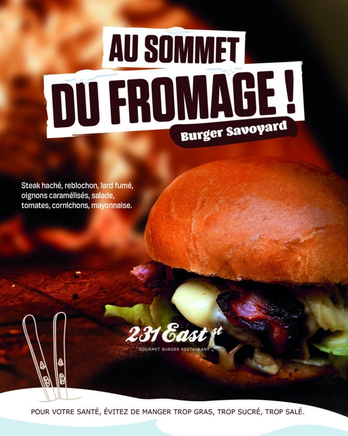  Burger Savoyard de 231 East Street  