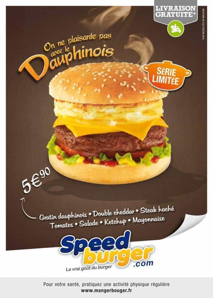 Affiche Speed Burger  