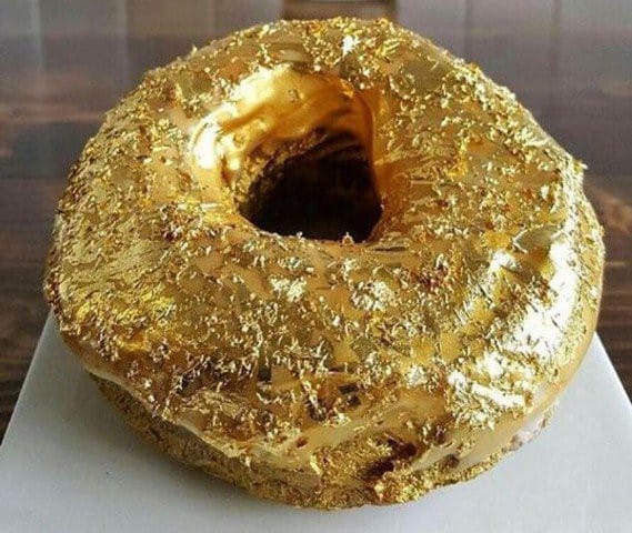 Donut en or  