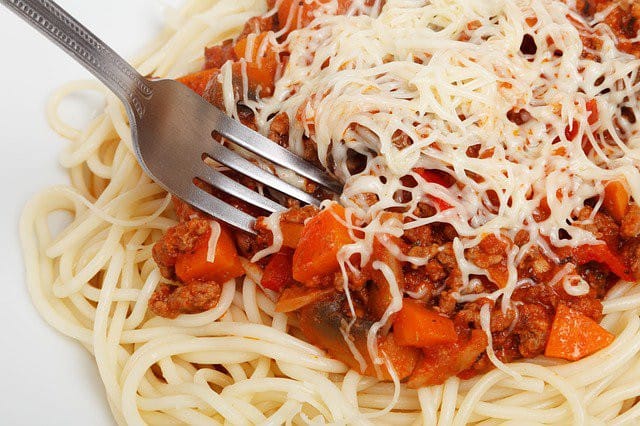  Spaghetti à la bolognaise  