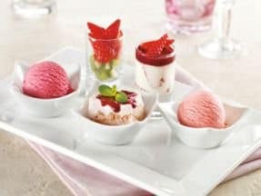  Différents desserts parfumés à la fraise  