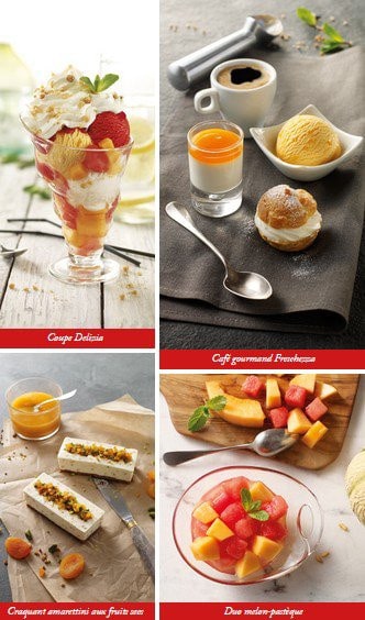  4 desserts au choix pour un repas d'été  