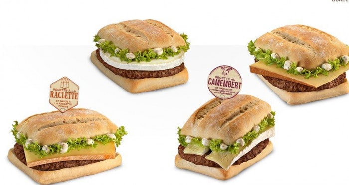  Sandwiches Les Grandes Envies de Fromage  