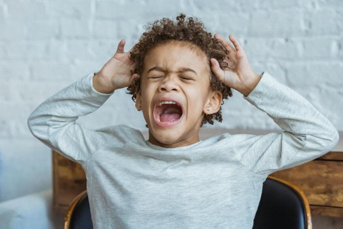 Enfant en colère