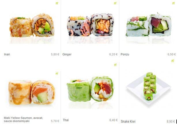  Nouvelles compositions Eat Sushi  
