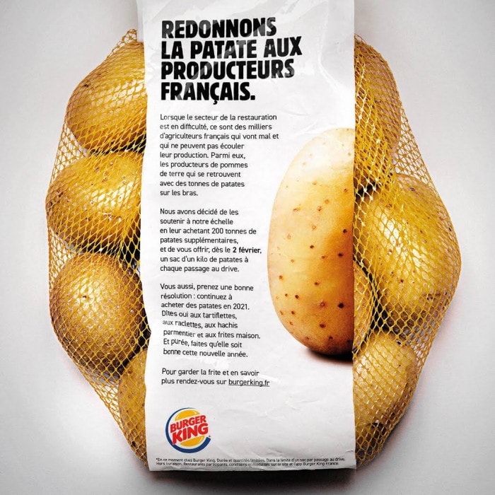 Soutien aux producteurs français de patates  