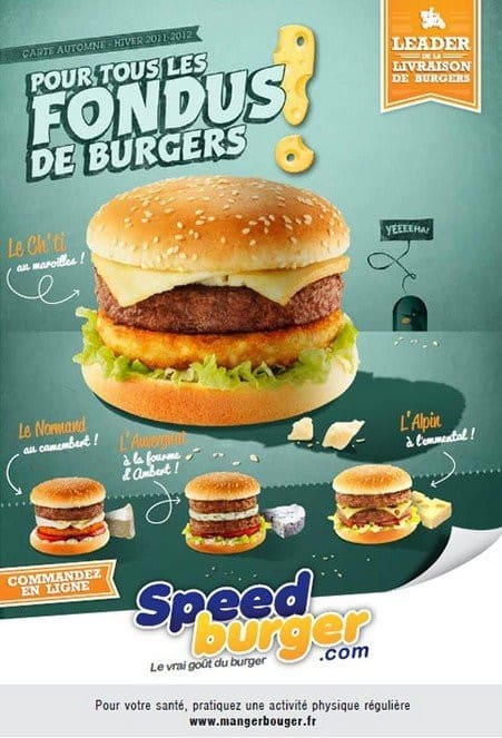  Des burgers 100% fromage  