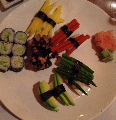  Légumes, sushis et maki  