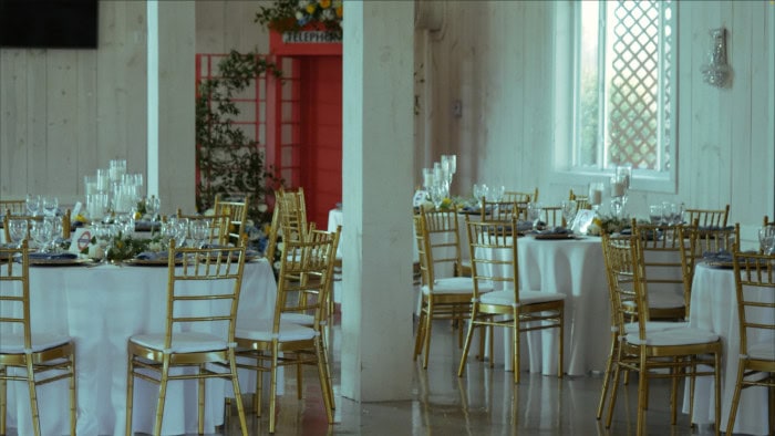  Une salle de restaurant pour les fêtes  