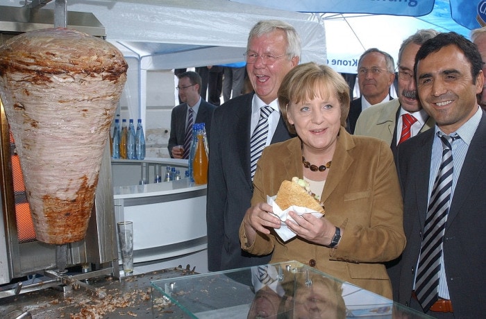  Angela Merkel et döner kebab  