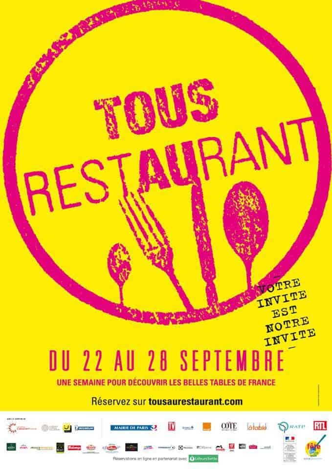  Affiche officielle Tous Au Restaurant 2014  