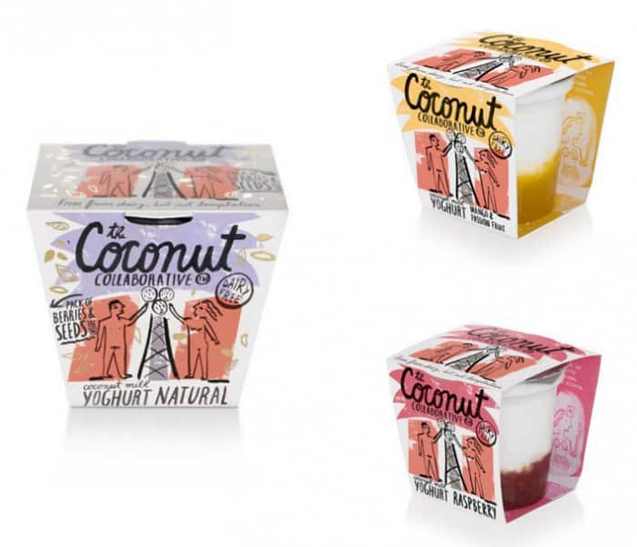  4 parfums de yaourt au lait de coco  