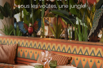 Ambiance jungle tropicale dans ce restaurant de Marseille !