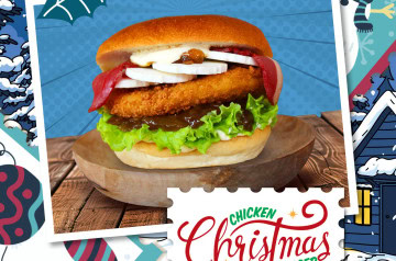 CHICKEN CHRISTMAS BURGER en décembre