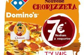 Chorizzeta Domino’s Pizza