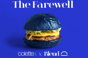 Des burgers bleus à déguster chez Colette jusqu’en décembre 