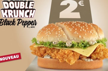 Double Krunch Black Pepper de KFC