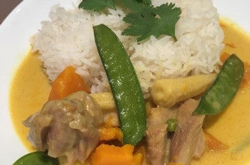 Farandoles de currys thaïlandais au Thaï box