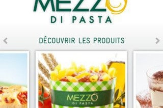 L’application pour iPhone de Mezzo di Pasta