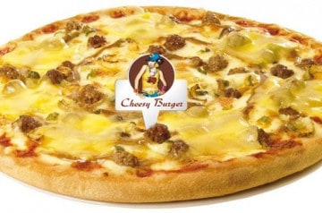 La Cheezy Burger de Domino's Pizza