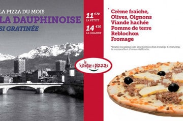 La Dauphinoise signée Le Kiosque à Pizzas