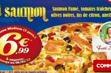 La Festi Saumon chez Domino's Pizza