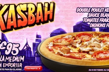 La Kasbah en promo chez Pizza Hut