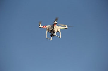 La livraison de pizza par des drones