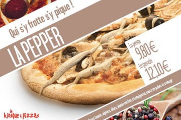La pepper : pizza d’octobre Le Kiosque à Pizzas