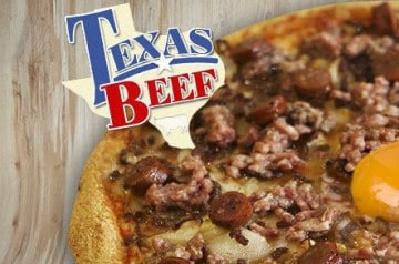 La Texas Beef Speed Rabbit Pizza