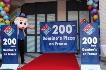 Le 200è point de vente de Domino's Pizza