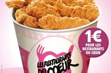 Le bucket rose de KFC