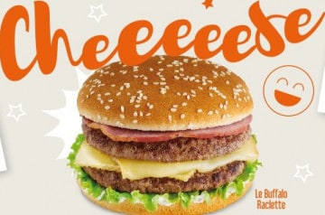 Le burger Buffalo de Speed Burger, disponible en 4 versions