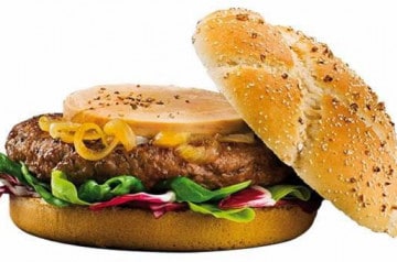 Le hamburger des grands chefs