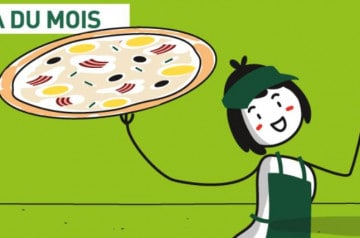 Le kiosque à pizzas : la pizza Carbo, c’est la pizza du mois