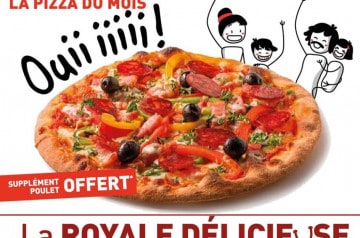 Le Kiosque à pizzas : la Royale Délicieuse en vedette