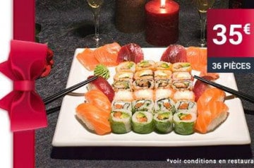 Le menu Suki pour la Saint-Valentin chez Eat Sushi