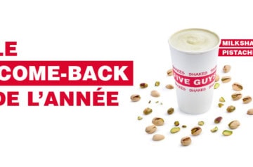 Le milkshake pistache Five Guys revient en France
