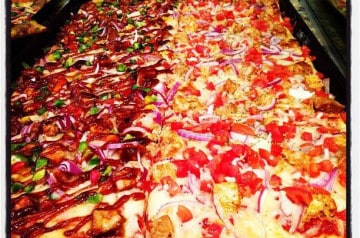 Les pizzas à la découpe Pizza Rustica