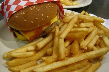 Les repas trop caloriques dans les restaurants américains
