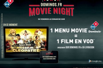 Movie Night de Domino’s Pizza, vous avez testé ?