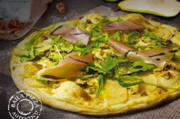 Pizza au gorgonzola au Baïla Pizza