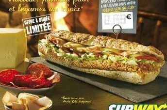 Subway et son sub Raclette !