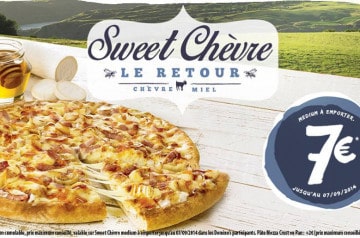 Sweet Chevre de Domino's Pizza