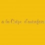 Logo a la crêpe d'autrefois