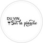 Logo Du Vin sur la Planche