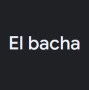 Logo El bacha