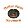 Logo Italian pizza saveurs