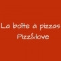 La boîte à pizzas Pizz&love Paimpol